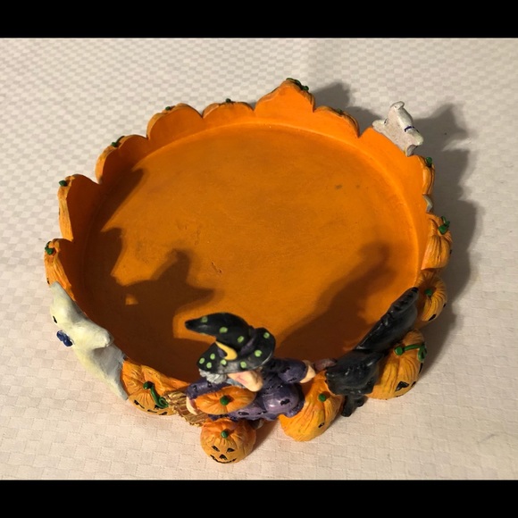 Vintage Elaine Thompson 6” Halloween Candle Ring - Picture 4 of 8